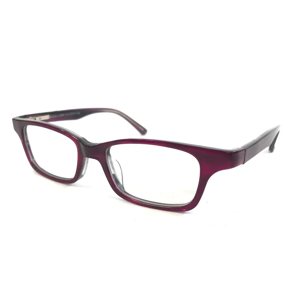 Miraflex Kids Eyeglasses Frame YAMI C.5 Purple Gray Rectangle Full Rim 47-17-130